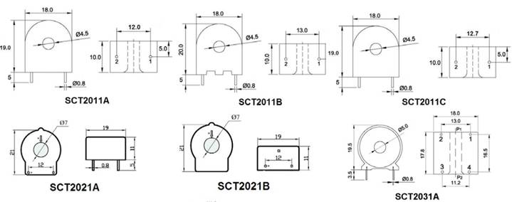  PCB Mounted Series Current Transformer 4